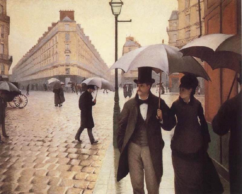 Gustave Caillebotte Paris Street,Rainy Day